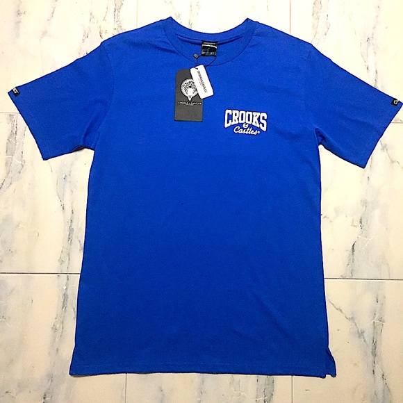 Crooks & Castles Classic Royal Crewneck Tee Shirt - Picture 6 of 16